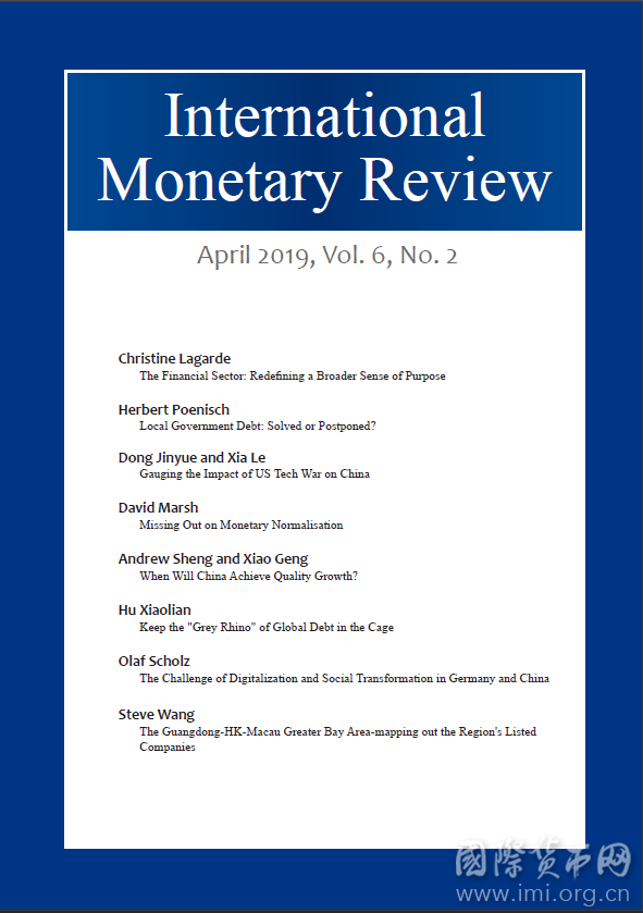 InternationalMonetaryReview,April2019,Vol.6No.2