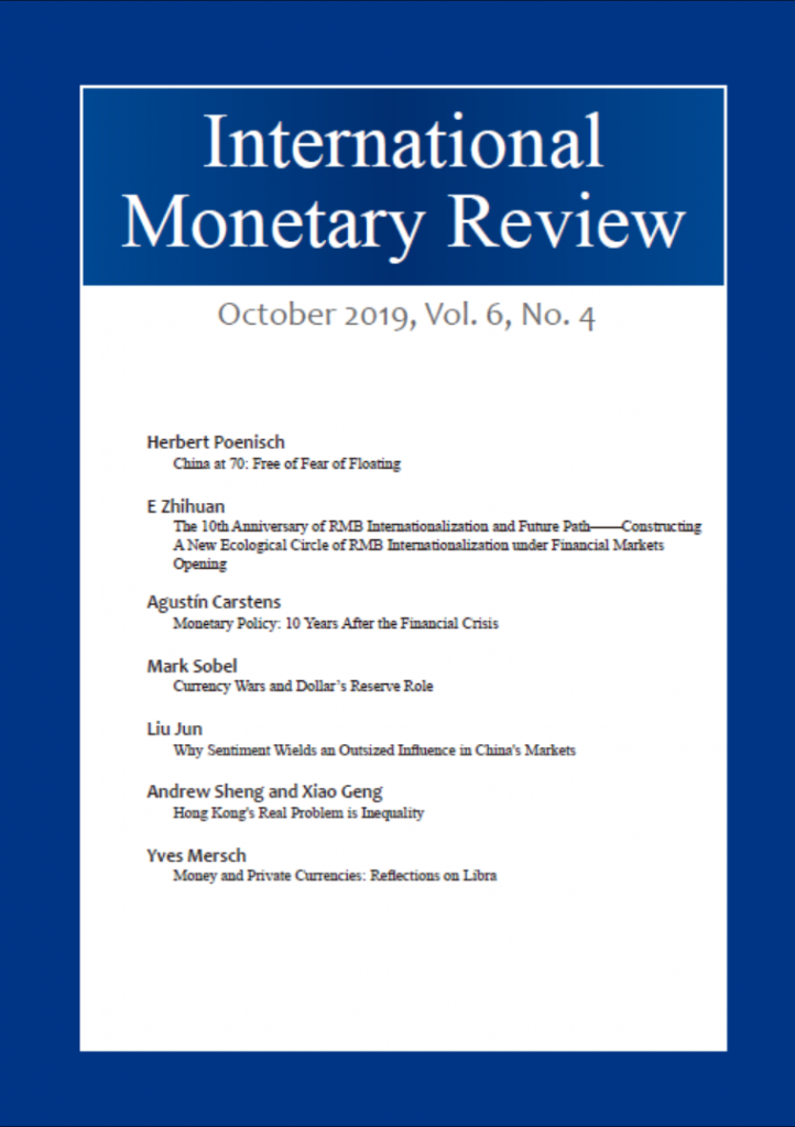 InternationalMonetaryReview,October2019,Vol.6No.4